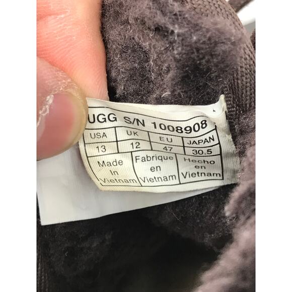 Ugg Neumel Brown Leather Fur Lined Casual Daily Winter Boots Mens 13 1008908 - Picture 10 of 12